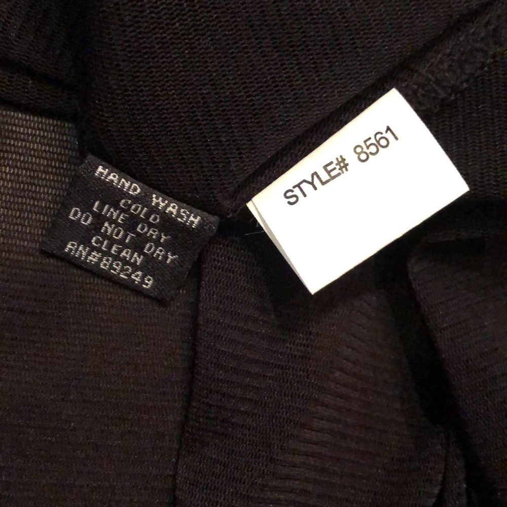 Lynn Ritchie Silver Python Print And Mesh Long Sl… - image 7